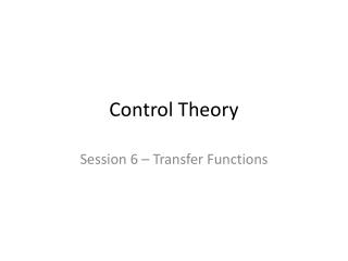 Control Theory