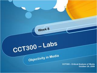 CCT300 – Labs