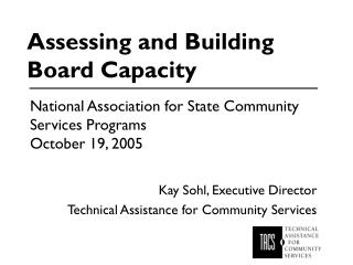 Assessing and Building Board Capacity