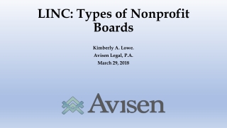 LINC: Types of Nonprofit Boards