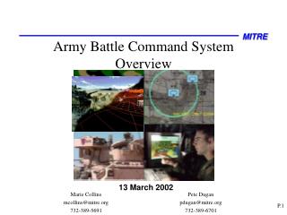 Army Battle Command System Overview