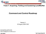Command and Control Roadmap
