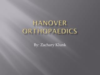 Hanover Orthopaedics
