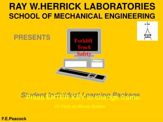 RAY W.HERRICK LABORATORIES SCHOOL OF MECHANICAL ENGINEERING