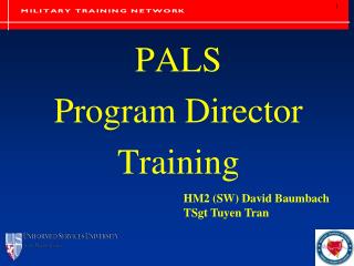 PALS Program Director Training