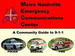 Metro Nashville Emergency Communications Center
