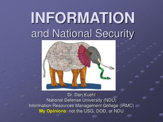 INFORMATION and National Security