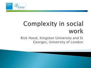 Complexity in social work
