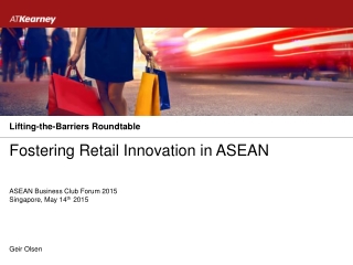 Fostering Retail Innovation in ASEAN