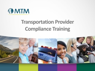 Transportation Provider Compliance Training