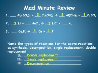 Mad Minute Review