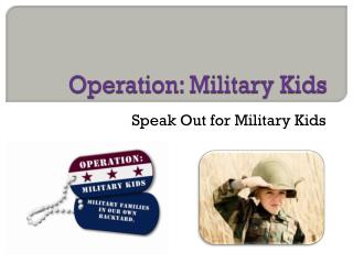 Operation: Military Kids
