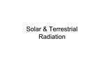 Solar Terrestrial Radiation