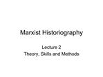 Marxist Historiography