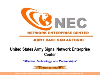 United States Army Signal Network Enterprise Center