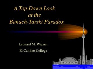 A Top Down Look at the Banach-Tarski Paradox