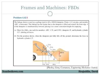 Frames and Machines: FBDs