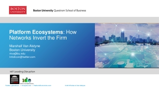 Platform Ecosystems : How Networks Invert the Firm