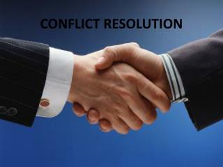 PPT - CONFLICT RESOLUTION PowerPoint Presentation, Free Download - ID ...