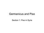 Germanicus and Piso