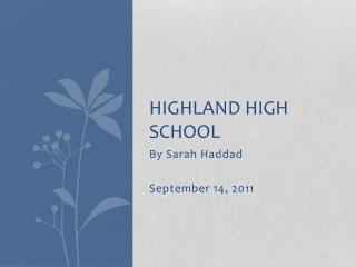 Highland High school
