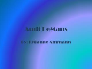 Audi LeMans