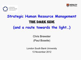 strategic human resources management ch3 4 strategic human resources management ch3 4