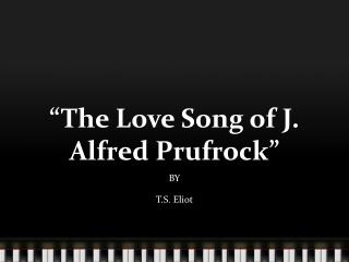 love song of j alfred prufrock summary