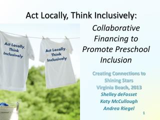 Collaborative Financing to Promote Preschool Inclusion