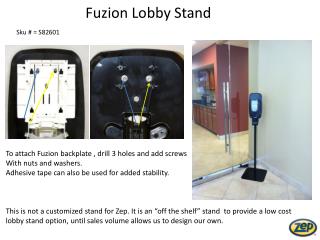 Fuzion Lobby Stand