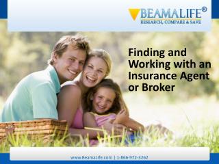 Finding and Working with an Insurance Agent or Broker