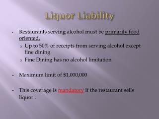 Liquor Liability
