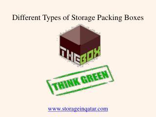 Different Types of Storage Packing Boxes in Qatar