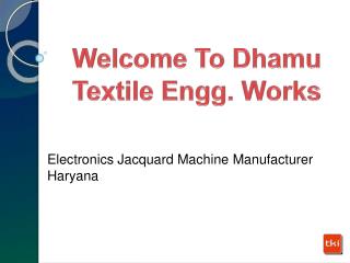 Electronics Jacquard Machine supplier