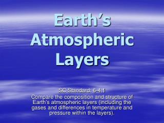 Earth’s Atmospheric Layers