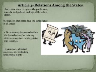 Article 4- Relations Among the States
