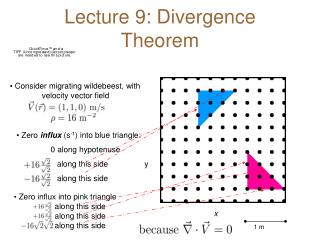 Lecture 9: Divergence Theorem