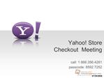 Yahoo! Store