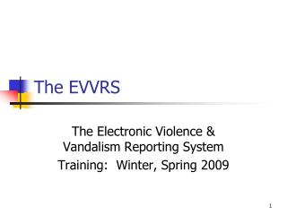 The EVVRS