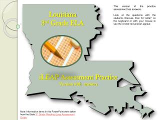 Louisiana 3 rd Grade ELA