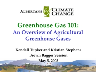 Greenhouse Gas 101: An Overview of Agricultural Greenhouse Gases