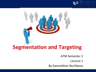 Segmentation and Targeting