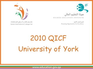 2010 QICF University of York