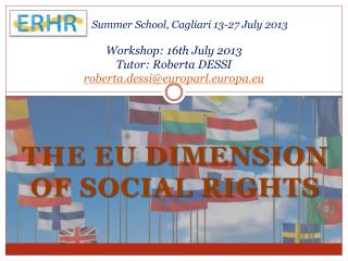 THE EU DIMENSION OF SOCIAL RIGHTS