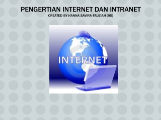 Pengertian internet dan intranet
