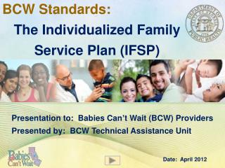 Ppt - Bcw Standards: The Individualized Family Service Plan (ifsp 