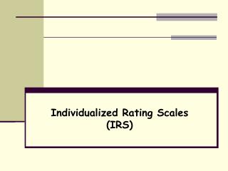 PPT - Social Skills Improvement System – Rating Scales (SSIS-RS): A ...