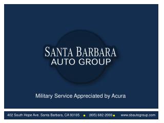 Military Service Appreciated by Acura