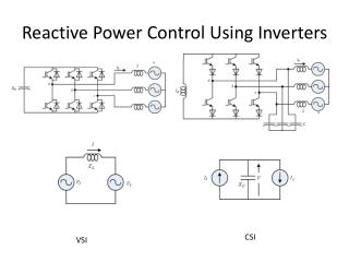 Reactive Power Control Using Inverters