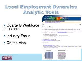 Local Employment Dynamics Analytic Tools